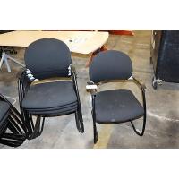 5 stoelen in stof bekleed MEWAF